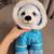 Build a Bear Blue Blast Plush Husky Dog 14 Inch Stuffed Puppy BAB 4 thumbnail
