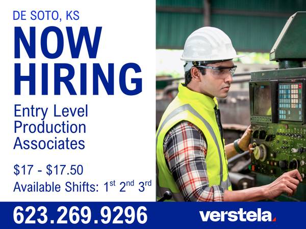 Entry Level Production Associate 1
