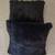 Pair of Beautiful  Black Faux Fur Plush Pillows, Mid Century Interest 2 thumbnail