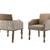 Birmingham 8-piece Driftwood Finish Dining Set Dining Room Set 6 thumbnail