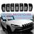 7pcs Gloss Black Front Grill Insert Trim Cover Jeep Cherokee 2014-2018 1 thumbnail