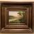 Original Signed Humphrey Oil Canvas Painting framed landscape tree art 1 thumbnail