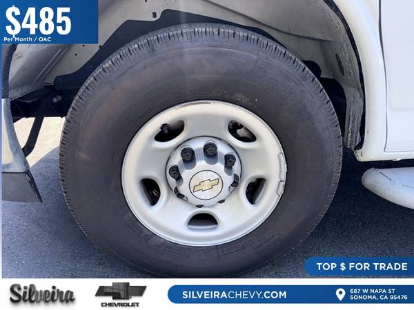 $485/mo - 2023 Chevrolet Chevy Express 2500 Work Van Cargo Cargo Van - $31,994 (687 W Napa, St Sonoma CA 95476-6410)63624095141633124