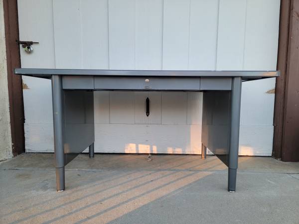Industrial Metal Office Desk 1
