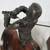 Golfer & Caddie Bronze Tone Epoxy/Resin Cast Vintage Bookends 6 thumbnail