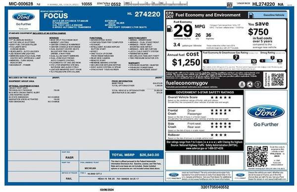 2017 Ford Focus Titanium ****We Finance! **** - $12,750 (+ Premier Automotive)63616500552193121