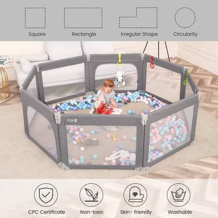 Playpen Collapsible with Zipper Gates - $100(San Jose West) 1