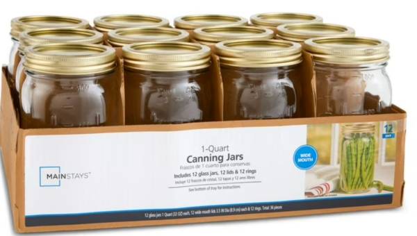 mason jars, 24, 1 quart, 32 oz, wide mouth, immaculate 1