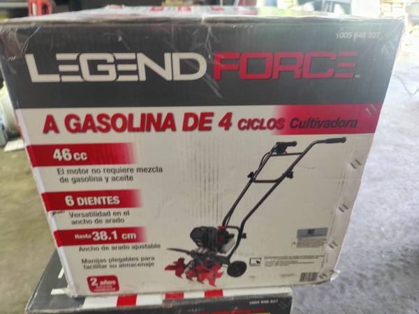 Legend force 4 stroke mini rototiller 1