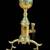 Antique Brass Andiron Pair w/ Ball Finials GA20123 7 thumbnail