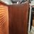 7ft vintage Henkel Harris 1960s mahogany corner cabinet display case 5 thumbnail