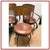 Artistic Home Tuscan Copper + Leather Counter Stools, Set Of Three 5 thumbnail