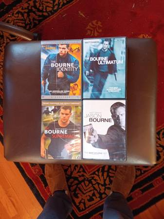 4 Jason Bourne DVD's 1