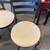 AMAZING PAIR OF MODERN BLACK METAL BAR STOOLS AT CHARMAINE'S 3 thumbnail