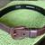 Genuine Leather Wide Designer's Belt, Boys & Girls Size M, Brown Leath 2 thumbnail