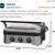 Cuisinart 5-in-1 Griddler Stainless Steel 3 thumbnail