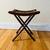 Stylish Vintage Folding Camp Stool with Slat Seat 11 thumbnail