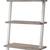 Room and Board Gallery Leaning Shelves, Maple / Stainless Steel 1 thumbnail