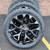 New22''BlackSnowflakes On BeefyAllTerrain Tires Silverado Tahoe Denali 1 thumbnail