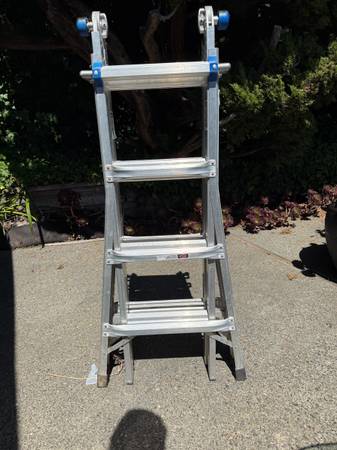 WERNER TELESCOPING 18FT. METAL LADDER 1