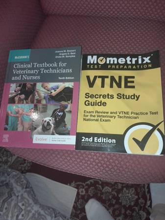 Veterinary Textbook, & VTNE study guide 1