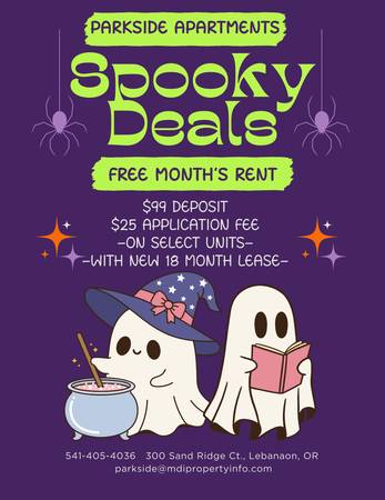 1 Big Special at Parkside Apartments! 1