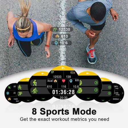 Reloj inteligente Tinwoo T20W para teléfonos Android/iOS, Bluetooth, salud - $10 (Reading/Wilmington)63439068242561124