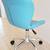 Turquoise desk chair 2 thumbnail