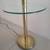 1970s Mid Century brass and lucite floor table lamp 3 thumbnail