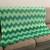 Handmade Crocheted Multi-Green Ripple Afghan Chevron Blanket Couch Bed 9 thumbnail
