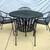 Woodard Valencia patio set Wrought iron outdoor 4 chairs Table 2 thumbnail