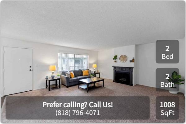 $2,782 / 2br - 1008ft2 - Just what you're looking for! 2 Bed / 2 Bath. Come and see! (Studio City - Near Universal City Walk)63812226414211121