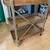 Wooden and Gold Bar Cart - Like New! 4 thumbnail
