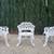 Charming Vintage 4-Piece Cast Iron Patio Set 3 thumbnail