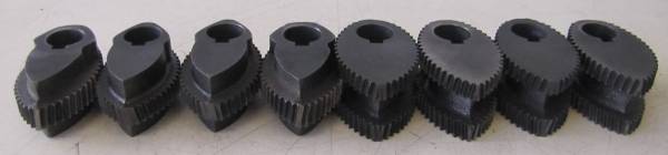 Complete Set of Collins Grip Jaw Chucks for Thred-O-Matic 22A Pipe Thr 1