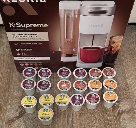 Keurig K•Supreme Coffee Machine & Pods - NEW!!! 1