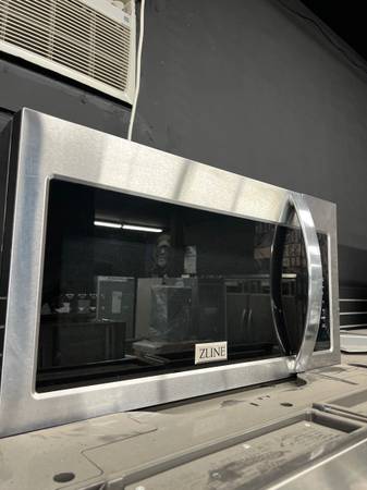ZLine over the range microwave stainless steel used 1