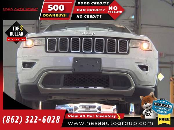 2019 Jeep Grand Cherokee Limited X 4x4 4 x 4 4-x-4 - $12,980 (The price in this ad is the downpayment)63654715074307124