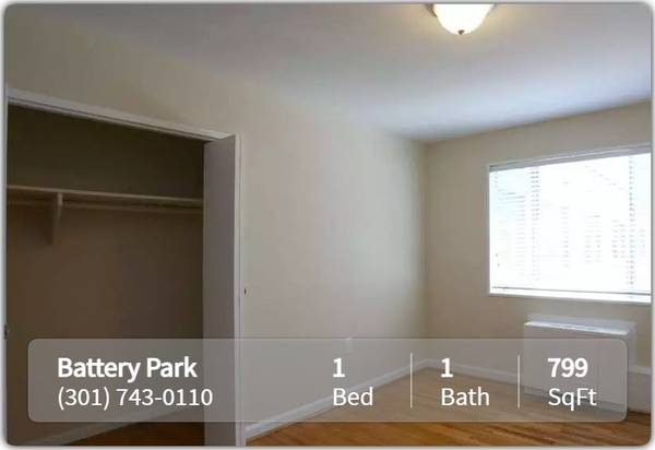 $1,332 / 1br - 799ft2 - Fabulous 1 bed / 1 bath, 799 Sq Feet in a prime location! (Bethesda)63896393106178120