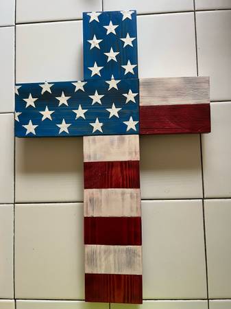 Wooden Flag cross 1