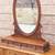 Vintage Victorian Walnut Dressing Mirror with Drawers by LENOIR 4 thumbnail