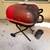 Aussie Grill Charcoal Medium Foldable Red w/ Grill Attachments, Wheels, Coal Sta 5 thumbnail