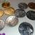 Mardi Gras Doubloons, Collection Parade Aluminum Coins & Bead 3 thumbnail