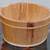 LARGE JAPANESE STYLE WOOD BATH BUCKETS SET OF 5 USE FOR DECOR  OR GIFT 1 thumbnail