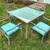 Beautiful Metal Patio Set Table, 4 Chairs and Side Table OBO** 2 thumbnail