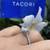 TACORI PLATINUM Natural Pear diamond ring 7 thumbnail