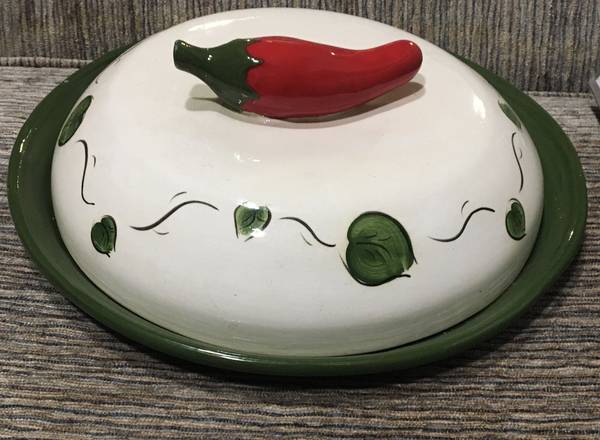 Red Pepper Serving Dish (2 Pieces) 1