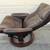 Ekornes Stressless large recliner chair w/laptop computer table 13 thumbnail