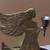 9” BRASS ANGEL CANDLE HOLDER 10 thumbnail