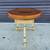 Vintage High Quality Heywood Wakefield Round Side Table. 12 thumbnail